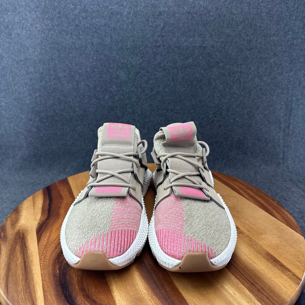 Adidas Men's Prophere Running Shoes CQ2128 Trace Khaki/Pink/White Size 9 - Picture 3 of 11